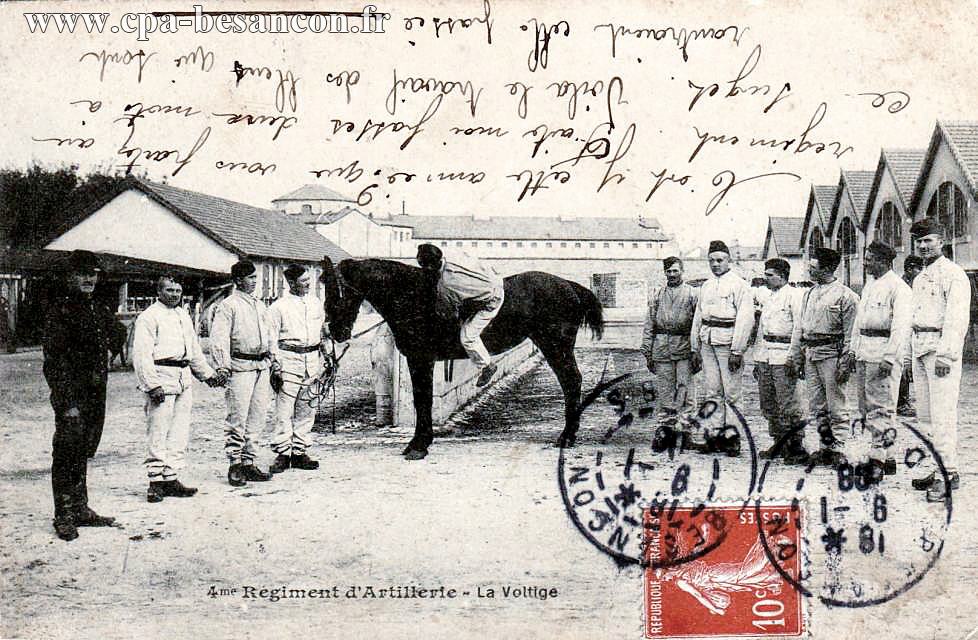 4me Régiment d'Artillerie - La Voltige
